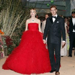 Pierre Casiraghi y  Beatrice Borromeo durante el Baile de la Rosa 2016