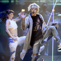 Justin Bieber en un concierto de su 'Purpose World Tour' en Los Angeles