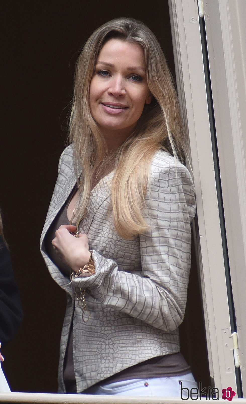 Nicole Kimpel en las procesiones de la Semana Santa de Málaga 2016