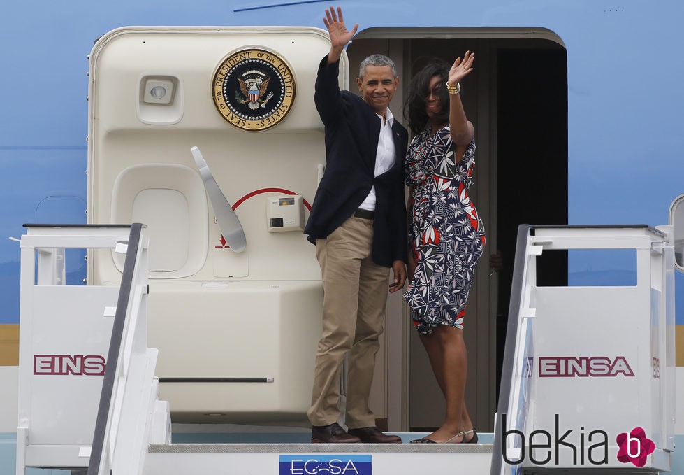 Barack Obama y Michelle Obama finalizan su viaje a Cuba