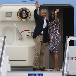 Barack Obama y Michelle Obama finalizan su viaje a Cuba