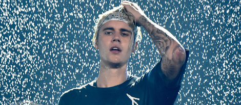 Justin Bieber en un concierto en Los Angeles de su 'Purpose World Tour'