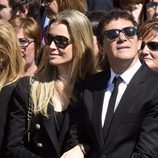 Antonio Banderas y Nicole Kimpel en la procesión del Cristo de la Buena Muerte