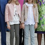 La Princesa Leonor y la Infanta Sofía en la Misa de Pascua 2016