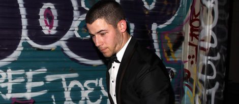 Nick Jonas en el 30 cumpleaños de Lady Gaga