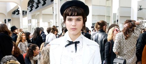 Stephánie Sokolinski durante la Paris Fashion Week 2016