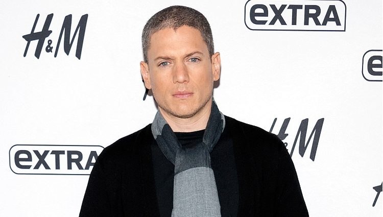 Wentworth Miller durante un acto de H&M