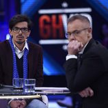 Dani Santos con Jordi González en el plató de 'Gran Hermano VIP' tras su expulsión