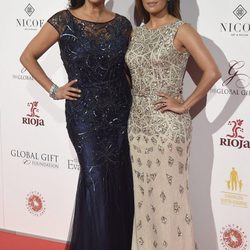 Eva Longoria y Maria Bravo en la gala benéfica Global Gift 2016 en Madrid