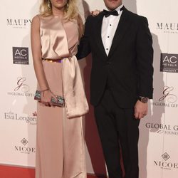 Fonsi Nieto y Marta Castro en la gala benéfica Global Gift 2016 en Madrid