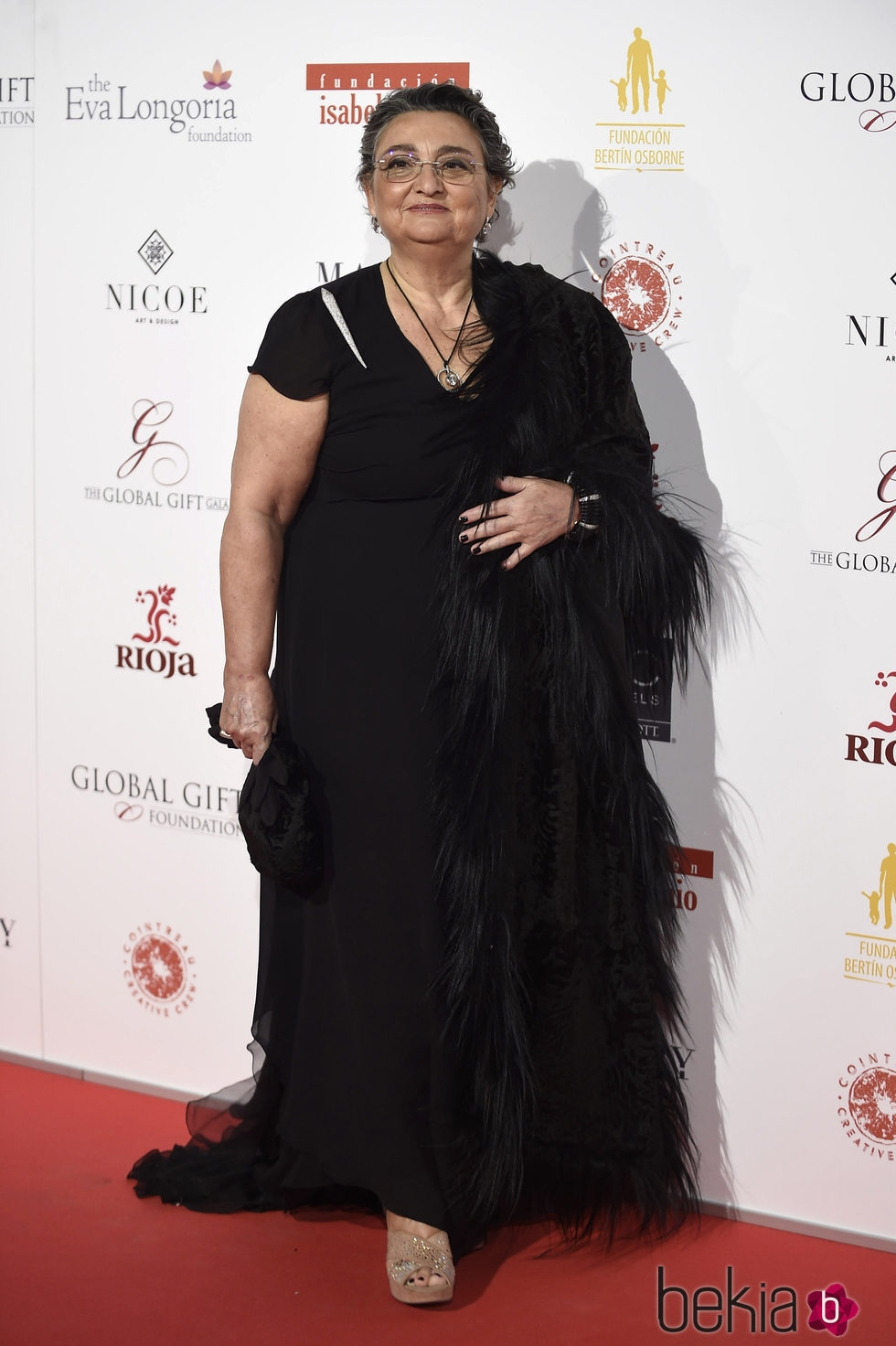 Elena Benarroch en la gala benéfica Global Gift 2016 en Madrid