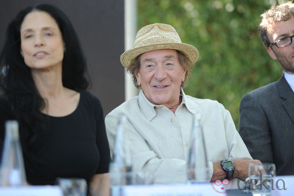 Sonia Braga y Bob Wells en la presentación de 'The wine of summer' en Barcelona