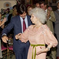 La Duquesa de Alba y Fran Rivera bailando en el Palacio de las Dueñas