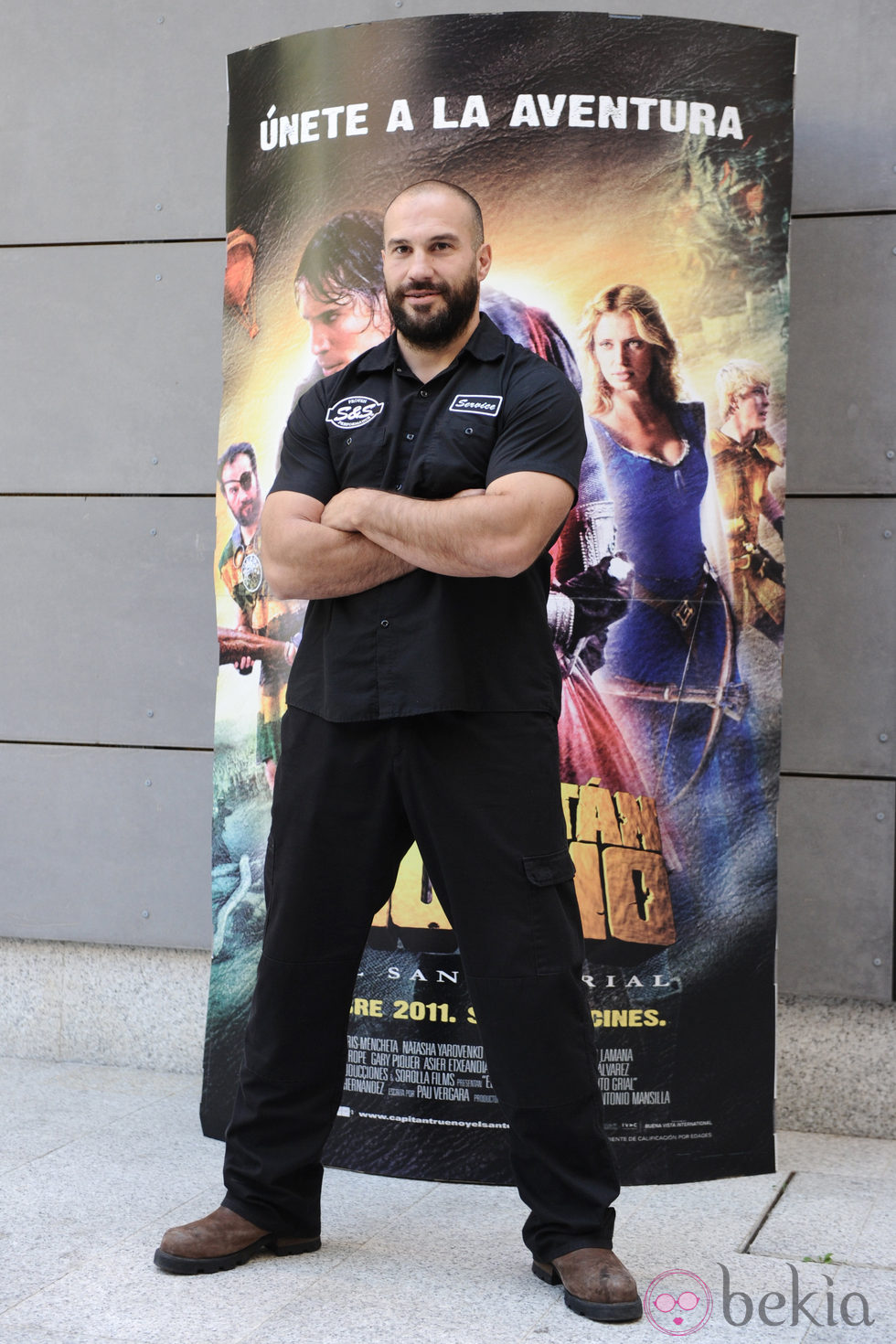 Manuel Martínez en la presentación de 'Capitán Trueno y el Santo Grial'