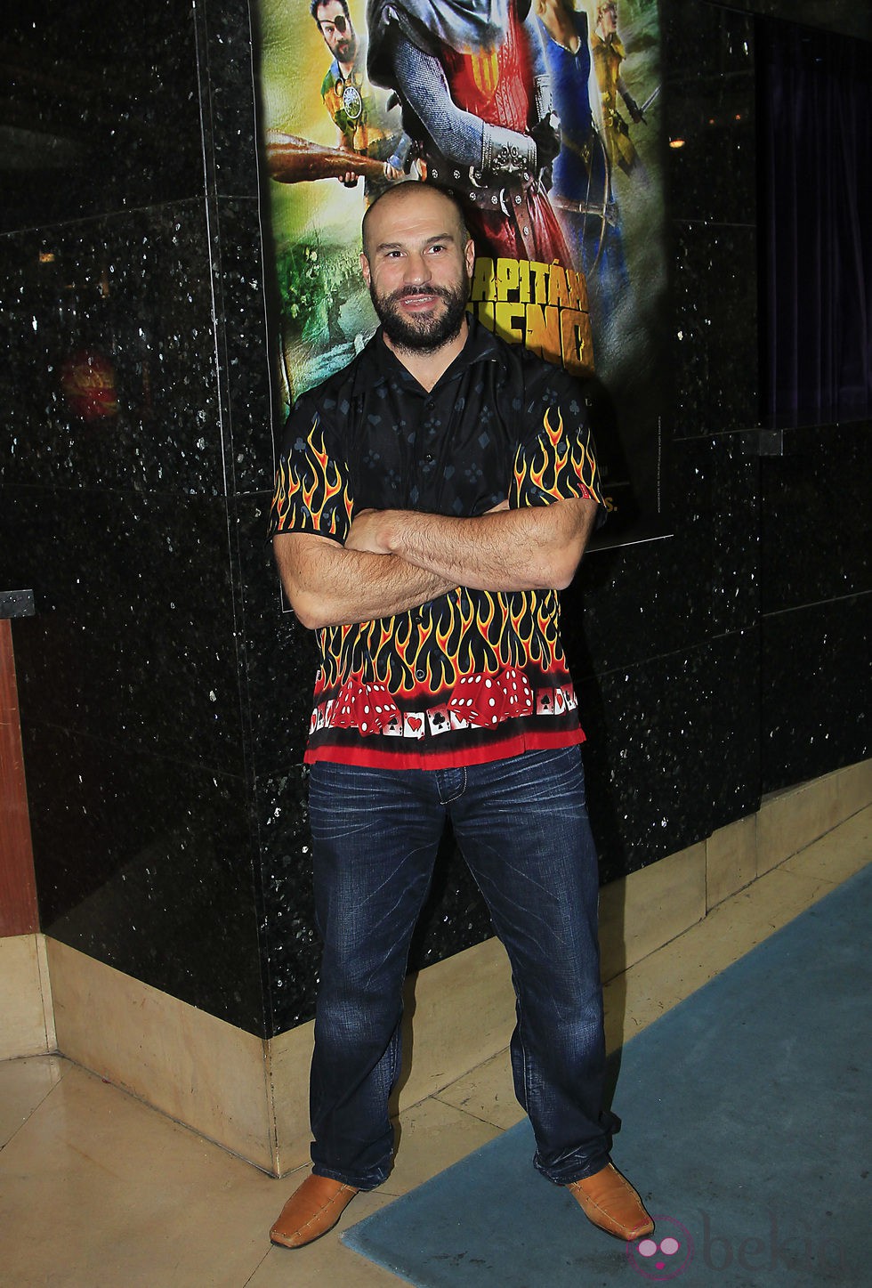 Manuel Martínez en el estreno de 'Capitán Trueno y el Santo Grial'