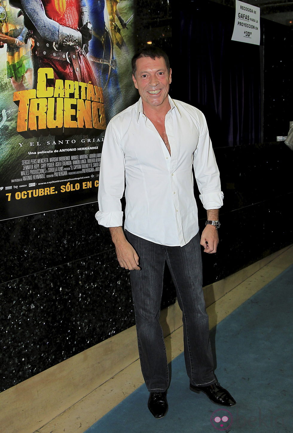 Ramón Langa en el estreno de 'Capitán Trueno y el Santo Grial'