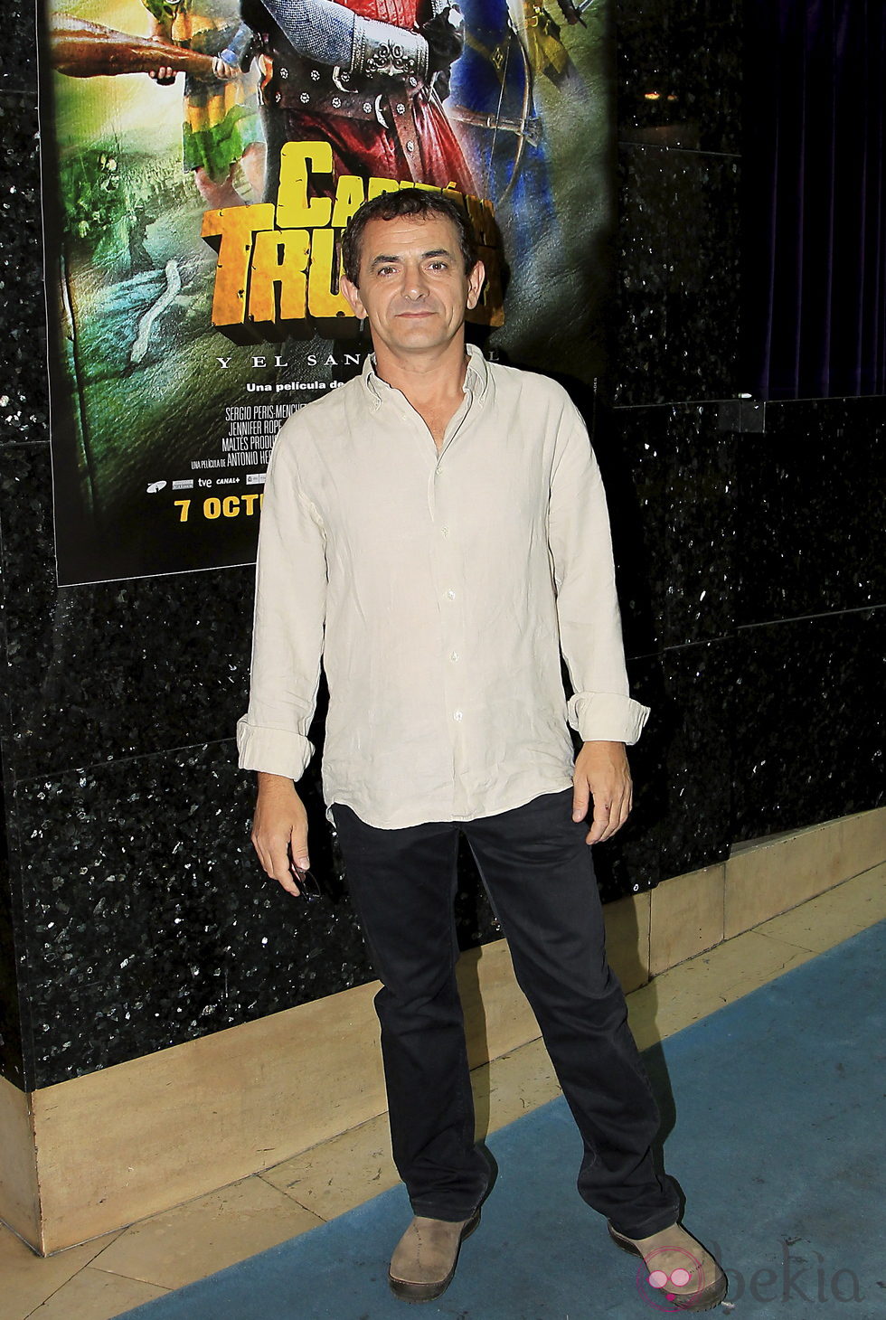 Iñaki Miramón en el estreno de 'Capitán Trueno y el Santo Grial'