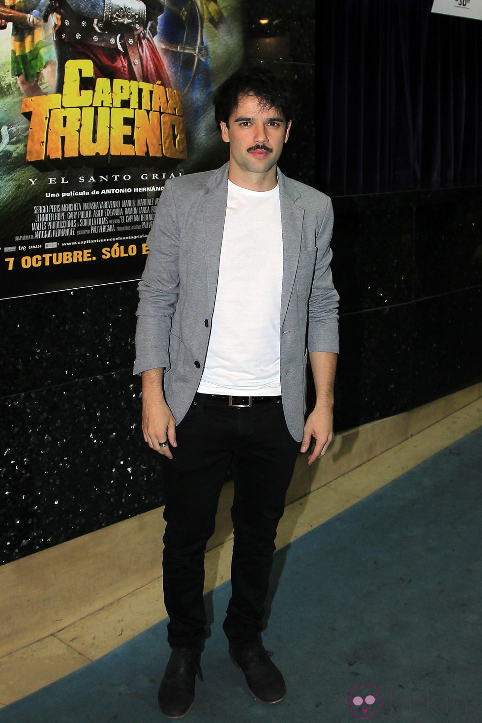 Raúl Peña en el estreno de 'Capitán Trueno y el Santo Grial'