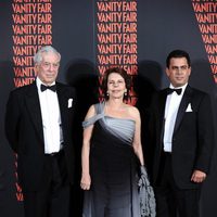 La familia Vargas Llosa en la fiesta Vanity Fair en Madrid