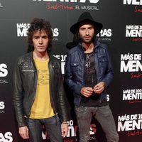 Pereza en el estreno del musical 'Más de 100 mentiras'