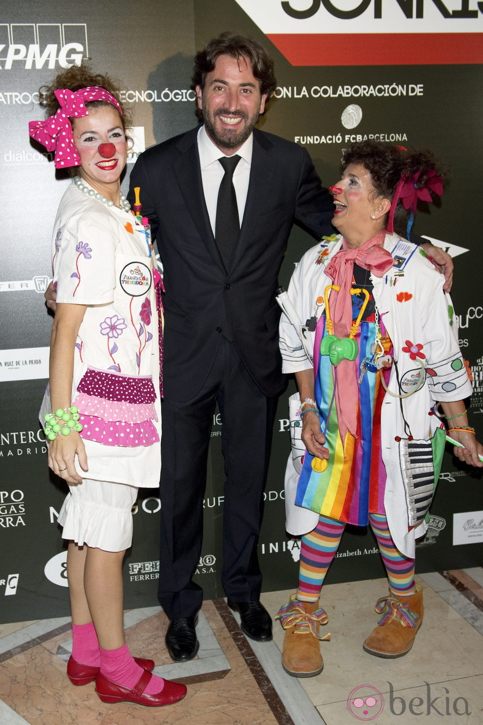 Antonio Garrido en un acto de la Fundación Theodora