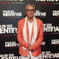 Paco Valladares en el estreno del musical 'Más de 100 mentiras'