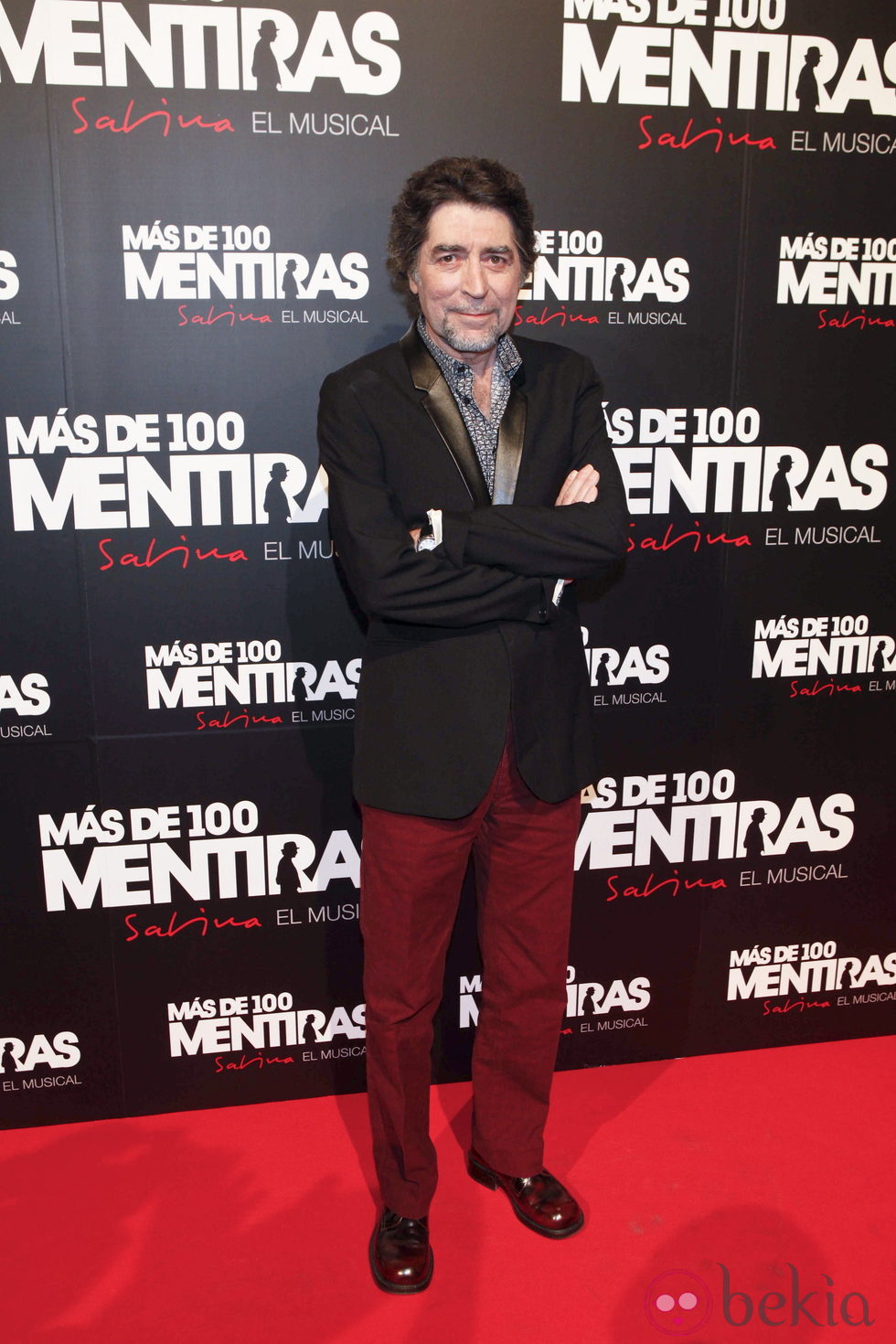 Joaquín Sabina en el estreno del musical 'Más de 100 mentiras'