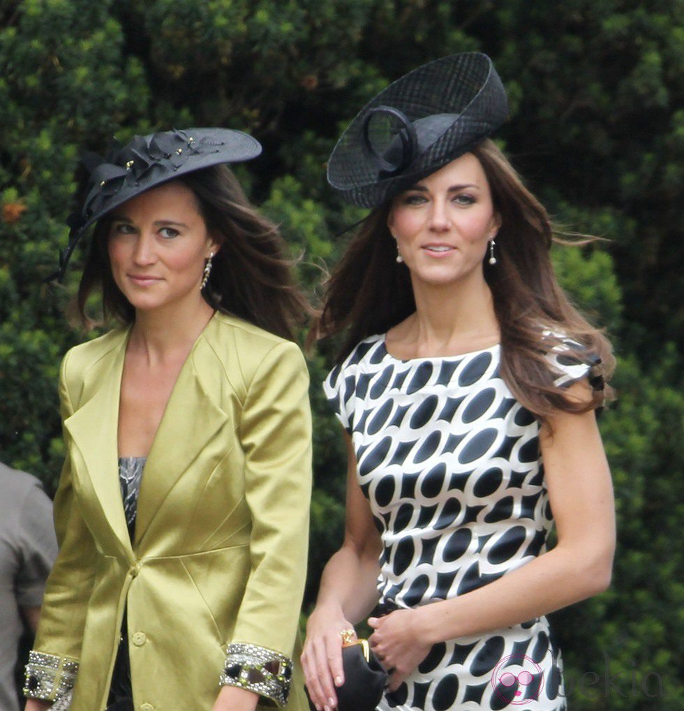 Catalina y Pippa Middleton, juntas de boda