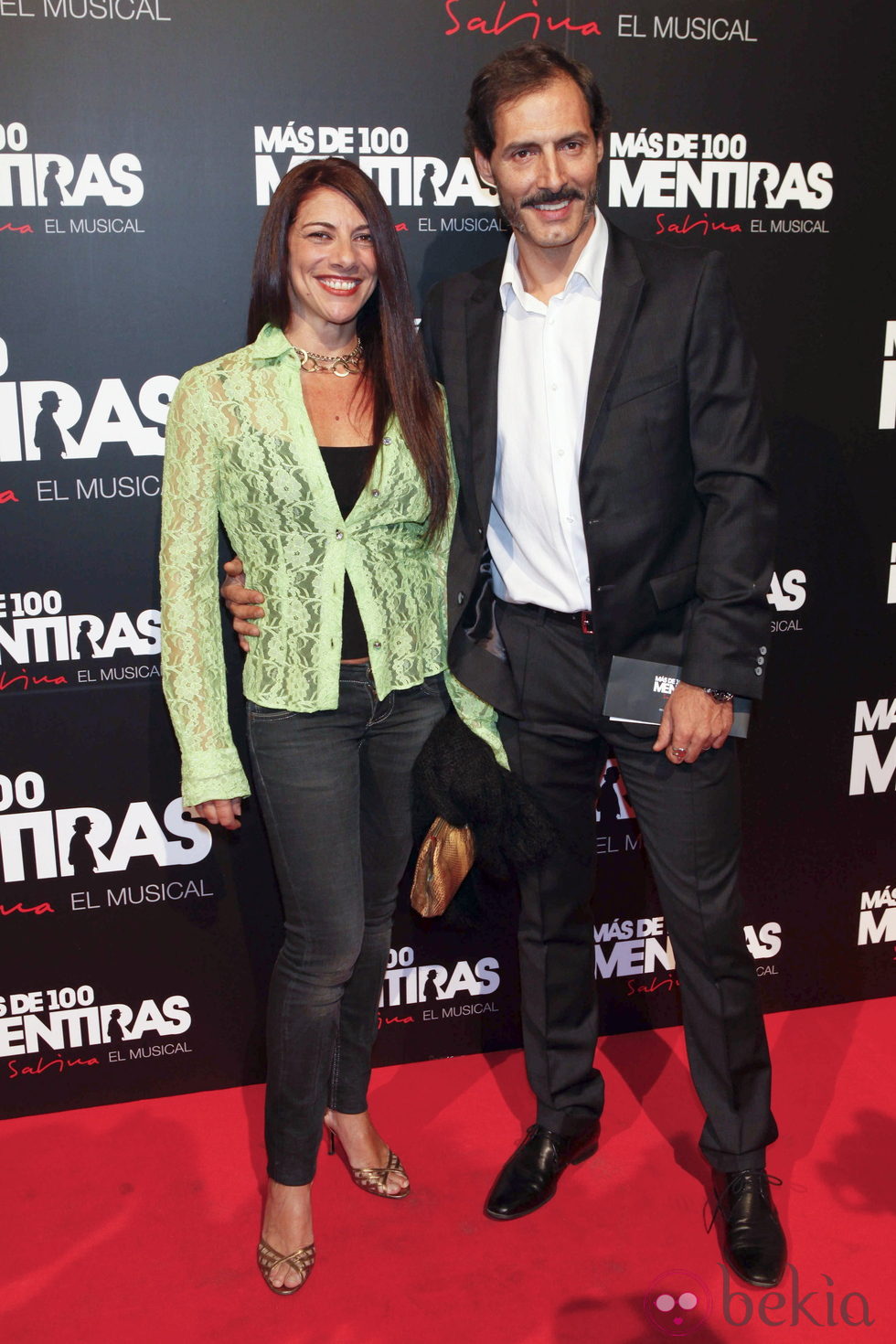 Manuel Bandera en el estreno del musical 'Más de 100 mentiras'