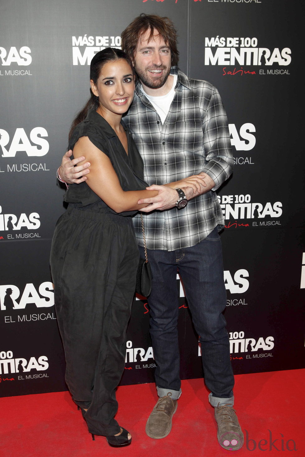 Inma Cuesta y Daniel Sánchez Arévalo en el estreno del musical 'Más de 100 mentiras'