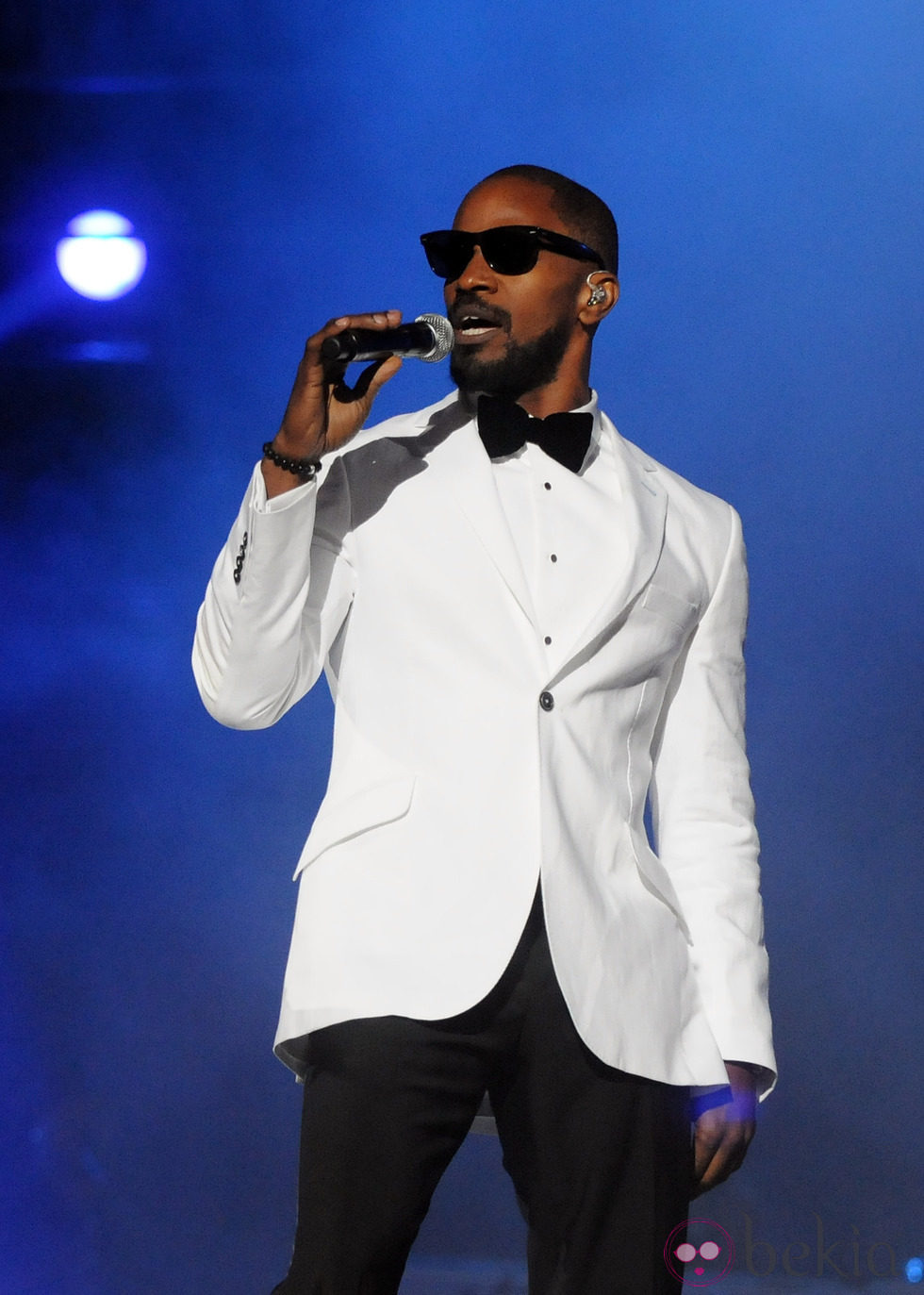 Jamie Foxx en el concierto 'Michael Forever'