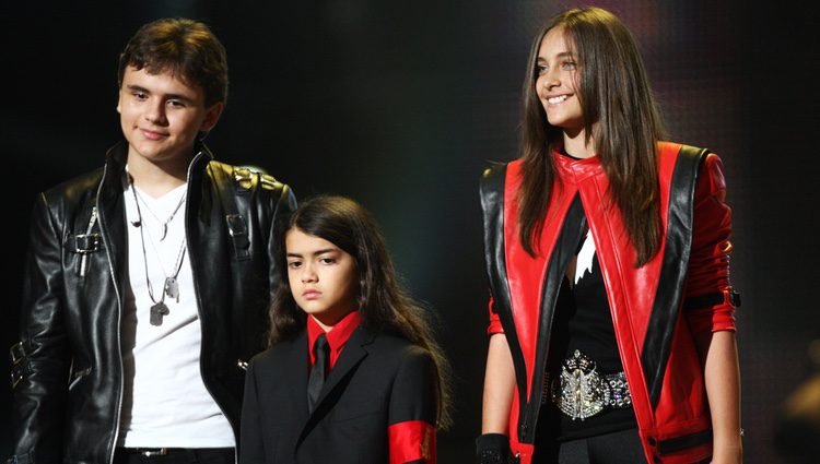 Los hijos de Michael Jackson en el concierto 'Michael Forever'