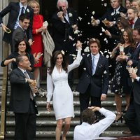 Paul McCartney y Nancy Shevell el día de su boda