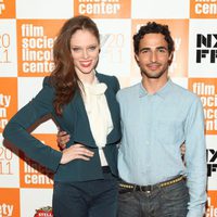 Zac Posen y Coco Rocha en el estreno de 'My Week With Marilyn' en Nueva York