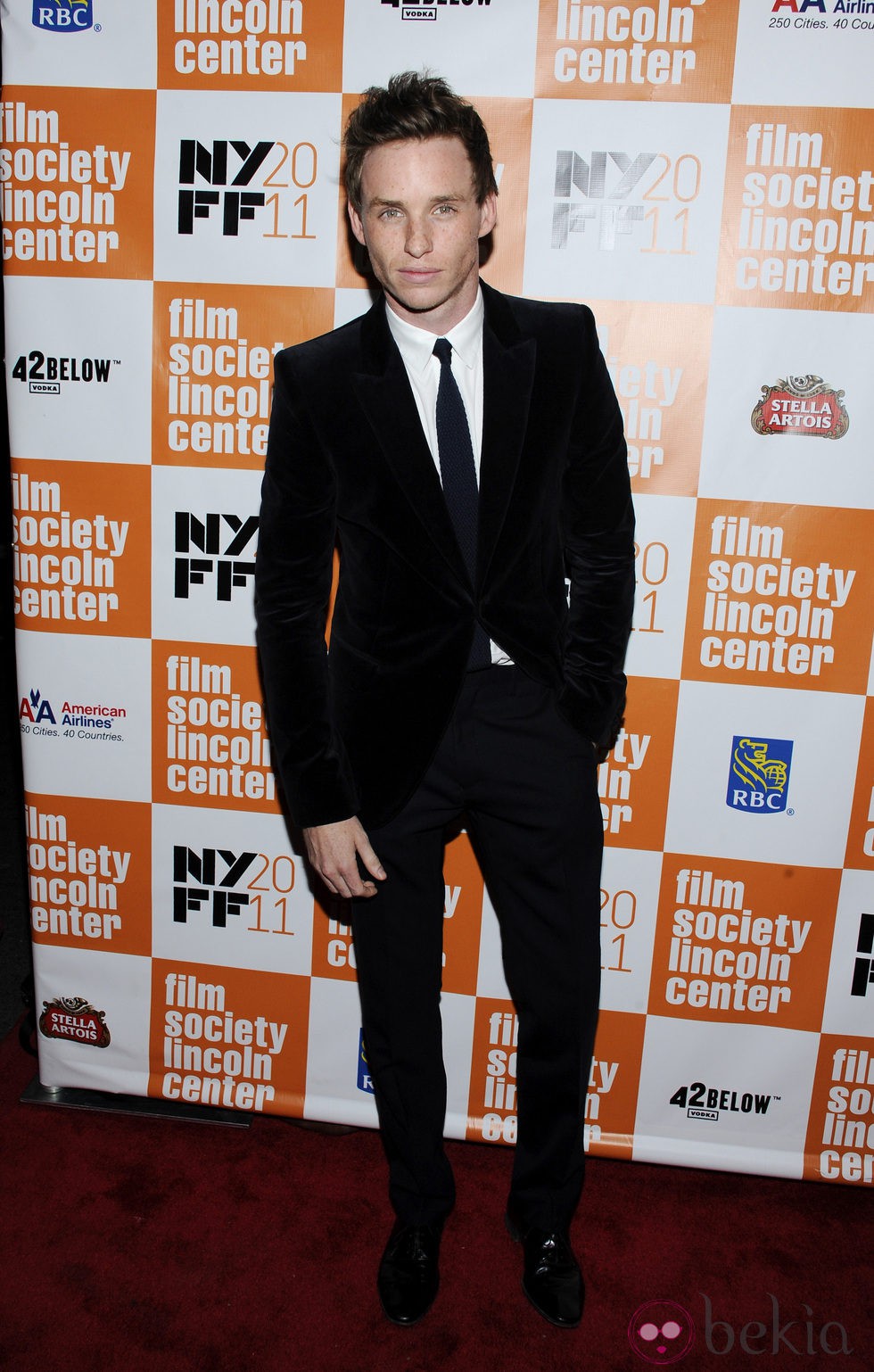 El actor Eddie Redmayne en el estreno de 'My Week With Marilyn' en Nueva York