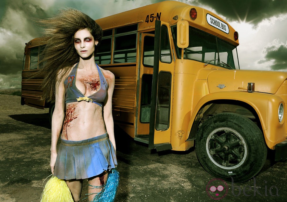 Ariadne Artiles se transforma en una zombie de 'The walking dead'