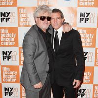 Pedro Almodóvar y Antonio Banderas estrenan 'La piel que habito' en el Festival de Nueva York