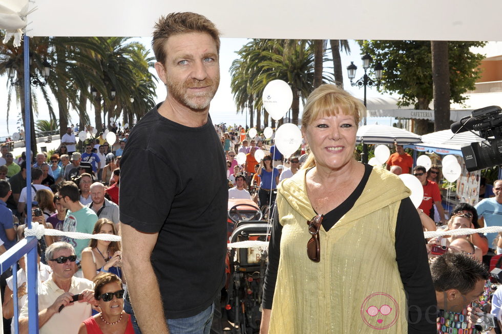 Juanjo Artero y María Garralón en el reeencuentro de 'Verano Azul'