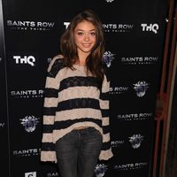 Sarah Hyland en el estreno del videojuego 'Saints Row: The Third'