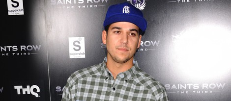 Rob Kardashian en el estreno del videojuego 'Saints Row: The Third'