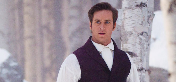 Armie Hammer se mete en la piel del príncipe de Blancanieves en la nueva versión del cuento