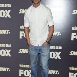 David Delfín en la presentación de la segunda temporada de 'The walking dead'