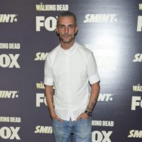 David Delfín en la presentación de la segunda temporada de 'The walking dead'