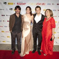 Achero Mañas, Nora Navas, Álvaro Cervantes e Isona Passola en la inauguración de la Muestra de Cine español de Los Ángeles