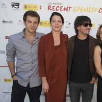 Álvaro Cervantes, Nora Navas, Achero Mañas e Isona Passola en la apertura de la Muestra de Cine español de Los Ángeles