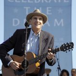 James Taylor en la inauguración del monumento en memoria a Martin Luther King