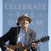 James Taylor en la inauguración del monumento en memoria a Martin Luther King