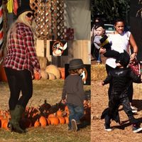 Christina Aguilera y Gwen Stefany en busca de su calabaza