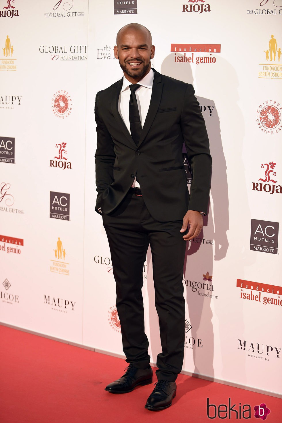 Amaury Nolasco en la gala benéfica Global Gift 2016 en Madrid