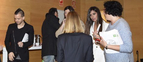 Cristina Pedroche y David Muñoz en la presentación de 'Pekín Express: la ruta de los elefantes'